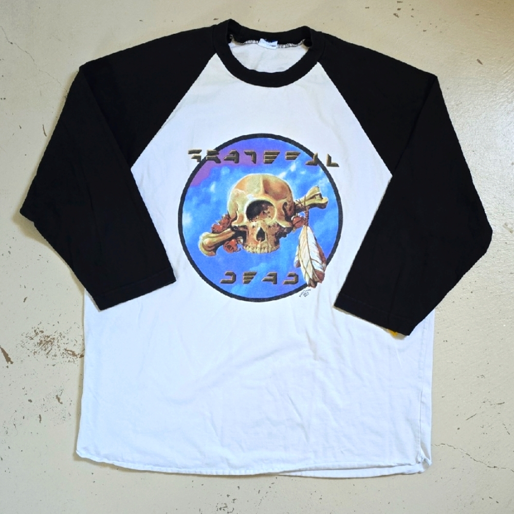 Vintage 1977 Grateful Dead Kelley Mouse Studios Shirt XL Concert Tour